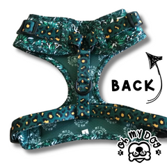 Jungle Vibes Adjustable Dog Harness