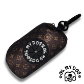 Chewy Vuiton - Brown Poop Bag Holder