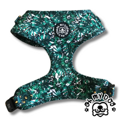 Jungle Vibes Adjustable Dog Harness