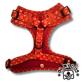 Chewy Vuiton - Red Adjustable Dog Harness