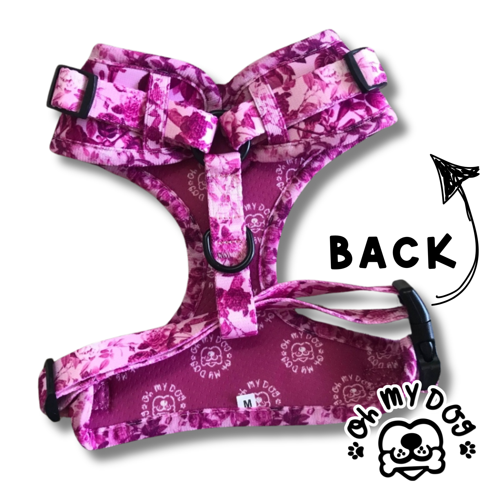 Pink Paradise Adjustable Dog Harness