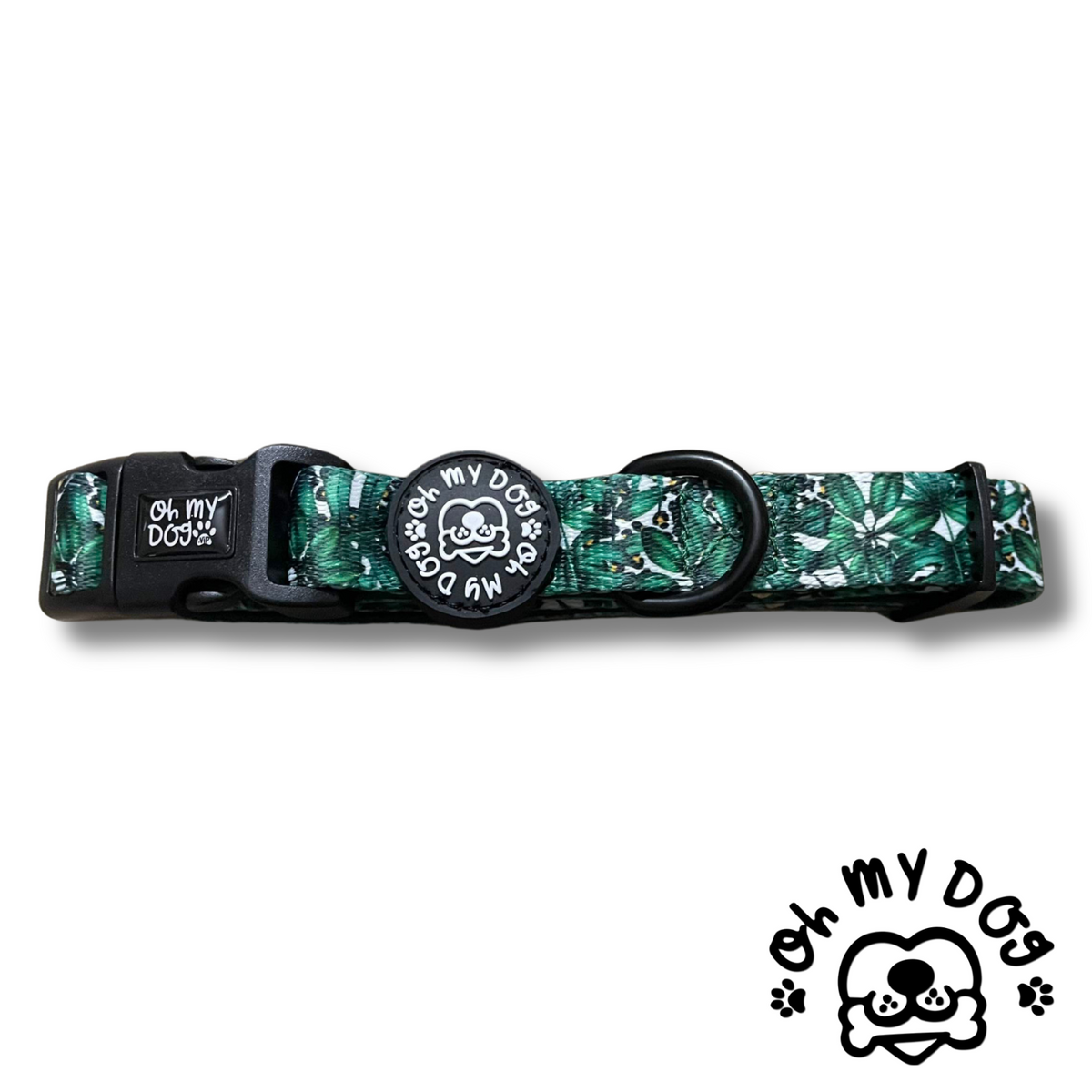 Jungle Vibes Adjustable Dog Collar